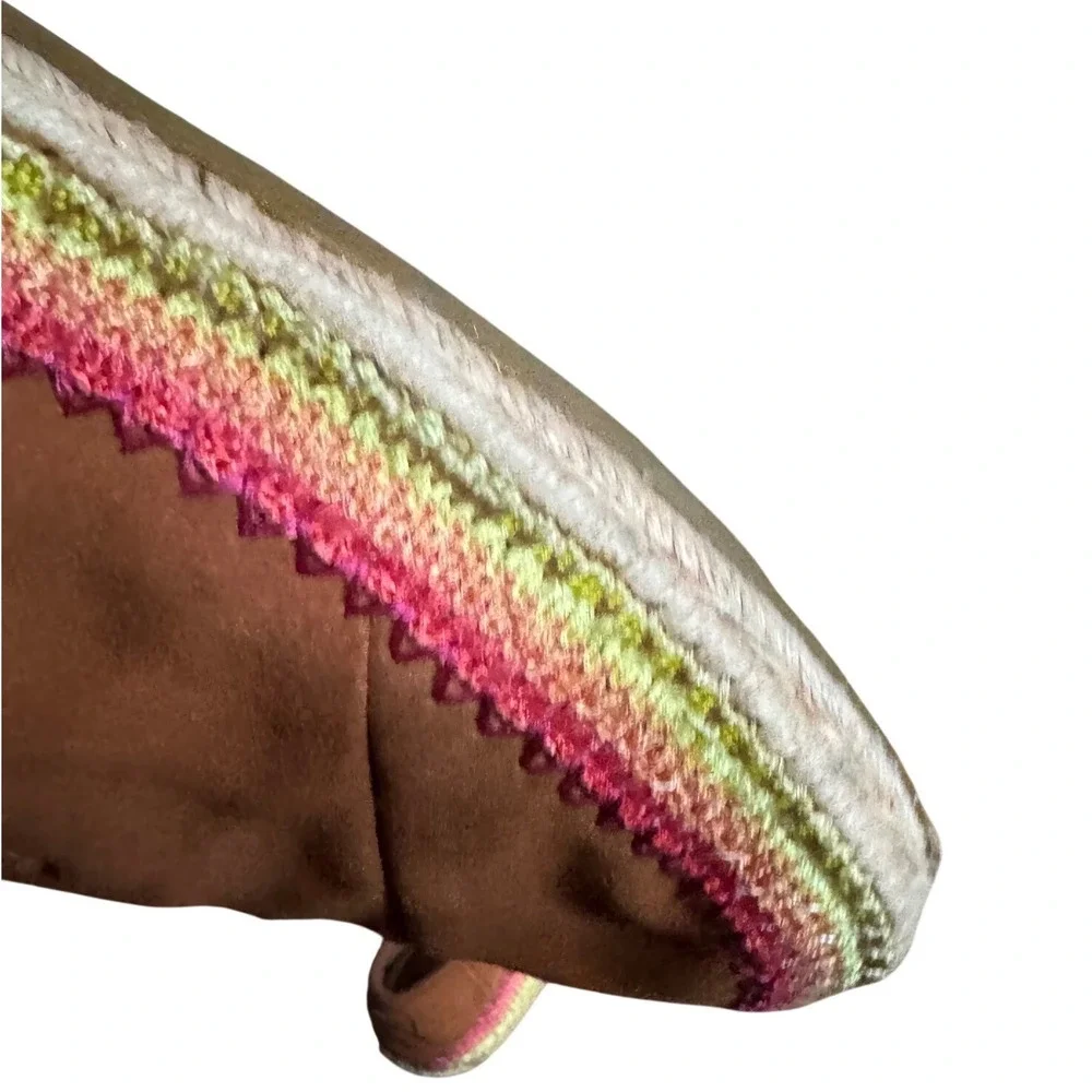 TOMS Alpargata Espadrille Suede Brown Shoes Size 9